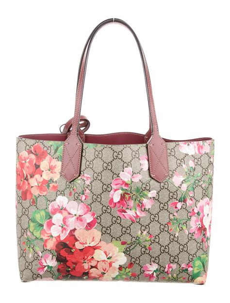 gucci floral handbag|genuine gucci tote.